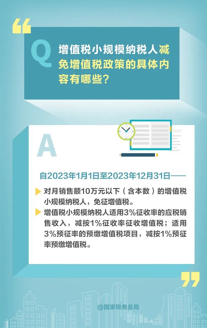 @小规模纳税人 一组图了解减免增值税政策要点