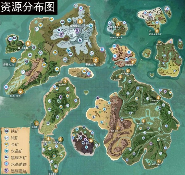 创造与魔法水晶矿在哪？创造与魔法水晶矿2022最新位置大全