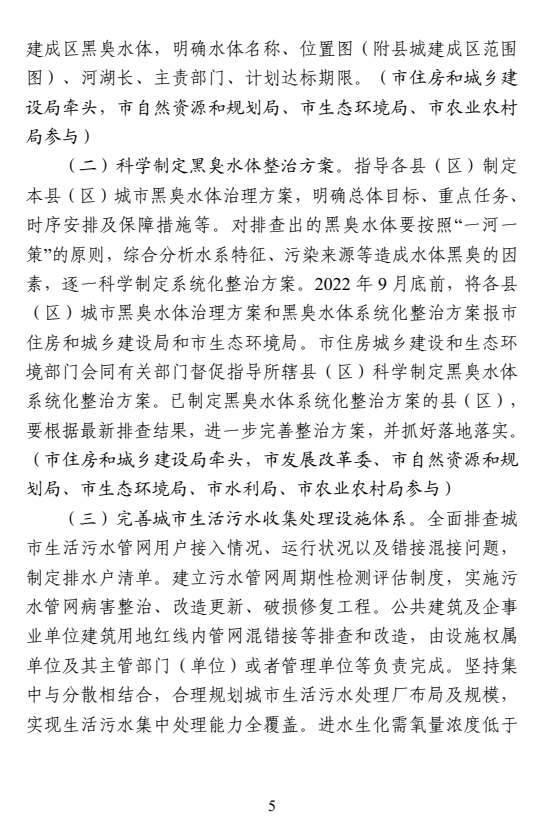 今年黑臭水体消除比例达80%！马鞍山市5部门印发城市黑臭水体治理攻坚战行动方案