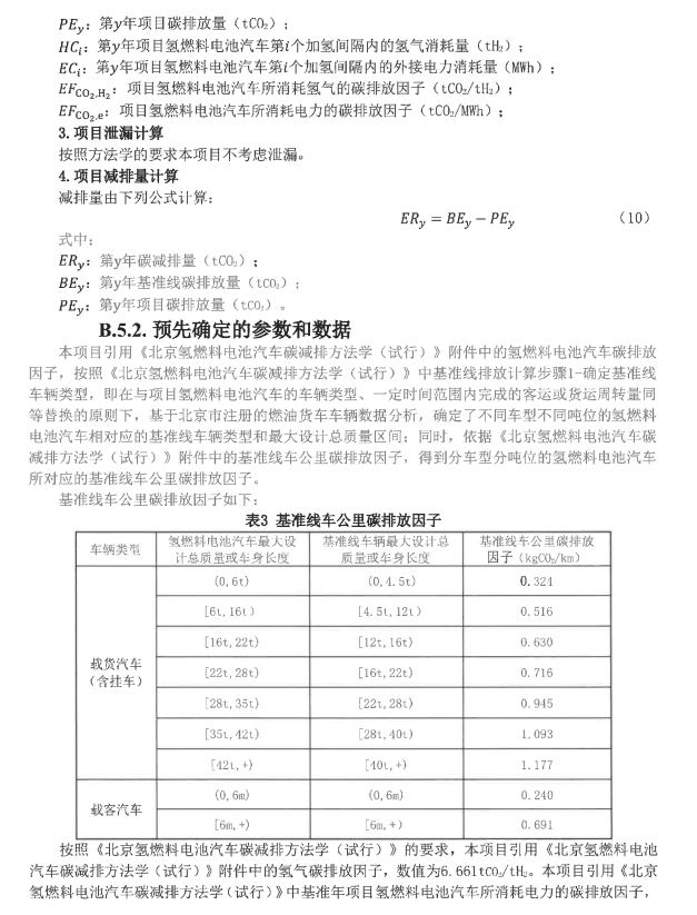 北京市生态环境局关于北京氢燃料电池汽车碳减排项目设计文件的公示