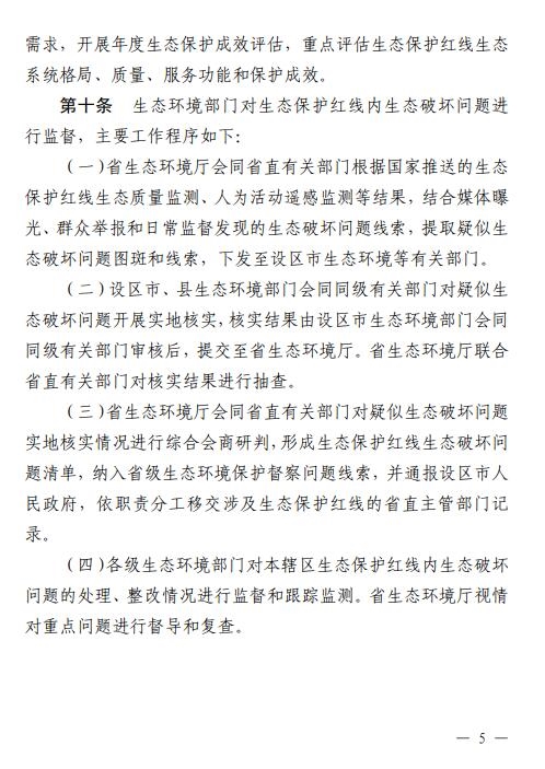 江西省印发《江西省生态保护红线生态环境监督办法（试行）》