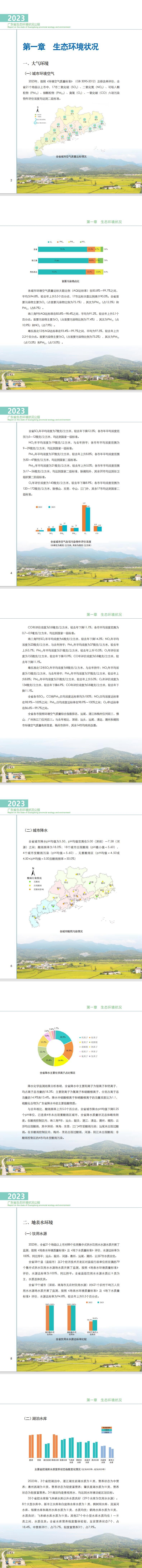 《2023年广东省生态环境状况公报》发布